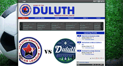 Desktop Screenshot of duluthsoccer.com