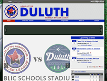 Tablet Screenshot of duluthsoccer.com